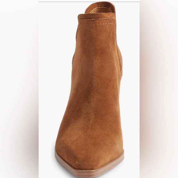 STEVE MADDEN Havannah Pointed Toe Bootie (Women) Chestnut Suede.  6.5M  … - Picture 4 of 15
